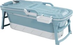 Foresta Ligbad Volwassenen - Inklapbaar Bad 143cm XL - Blauw