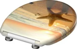 SCHÜTTE WC-Bril 82373 SEA STAR - Duroplast - Soft Close - Afklikbaar - RVS-Scharnieren - Decor - 3-zijdige Print -Badkamerartikelen Winkel 1200x761 1