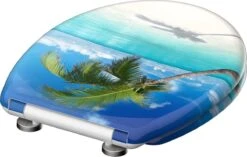 SCHÜTTE WC-Bril 82363 CARRIBEAN - Duroplast - Soft Close - Afklikbaar - RVS-Scharnieren - Decor - 3-zijdige Print 11 SCHÜTTE WC-Bril 82363 CARRIBEAN - Duroplast - Soft Close - Afklikbaar - RVS-Scharnieren - Decor - 3-zijdige Print -Badkamerartikelen Winkel 1200x761 2