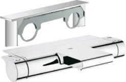 GROHE Grohtherm 2000 New Thermostatische Badkraan - 15cm - CoolTouch - Met Tray - Chroom - 34464001 -Badkamerartikelen Winkel 1200x780 2