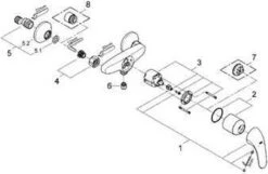 GROHE Euroeco Douchekraan - 15 Cm - Chroom - 32740000 7 GROHE Euroeco Douchekraan - 15 Cm - Chroom - 32740000 -Badkamerartikelen Winkel 1200x783