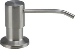 Mizzo Zeepdispenser 300ML - Zeeppompje Excl. Flacon - Inbouw Keukenblad - Gebogen Mond - RVS - Handgeldispenser -Badkamerartikelen Winkel 1200x791