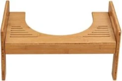 Merkloos Decopatent® Bamboe Toiletkrukje - WC Krukje - Juiste Zithouding Op Het Toilet - Betere Stoelgang Door Natuurlijke Hurkhouding -Badkamerartikelen Winkel 1200x798 11