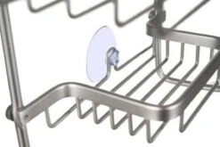 Recalma Doucherek 3 Laags - Monteren Zonder Boren - Zilver - Zuignap - Ook Voor Grote Flessen - Opbergrek Douche - 3 Etages -Badkamerartikelen Winkel 1200x800 17