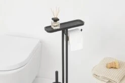 Brabantia MindSet Toiletbutler - Mineral Infinite Grey -Badkamerartikelen Winkel 1200x800 3