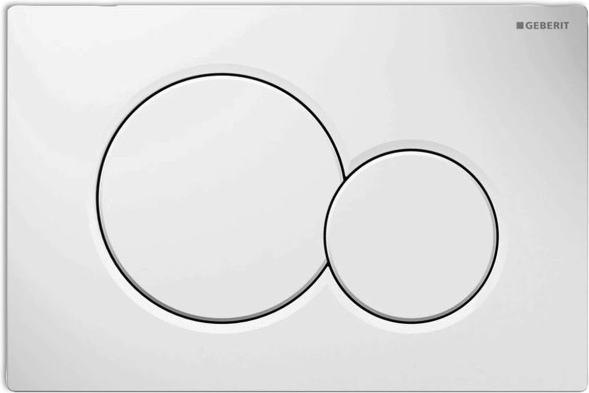 Geberit Sigma 01 Bedieningspaneel - Wit 7 Geberit Sigma 01 Bedieningspaneel - Wit - Afbeelding 7