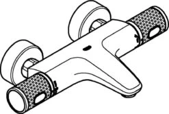 GROHE Grohtherm 1000 Performance Thermostatische Badkraan - 15cm - Met Koppelingen - Chroom - 34779000 -Badkamerartikelen Winkel 1200x808 5