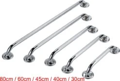 Wandbeugel Chrome RVS Look 30 Cm Extra Grip. Handgreep / Wandgreep Voor Badkamer / Douche / Toilet. Toiletbeugel / Badgreep / Douchegreep -Badkamerartikelen Winkel 1200x813 2