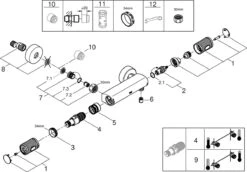 GROHE QuickFix Precision Feel Thermostatische Douchekraan - EcoJoy - CoolTouch - Incl. Koppelingen - 15 Cm - 34790000 -Badkamerartikelen Winkel 1200x836 2