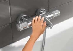 GROHE Grohtherm 1000 Performance Thermostatische Badkraan - 15cm - Met Koppelingen - Chroom - 34779000 -Badkamerartikelen Winkel 1200x849 6