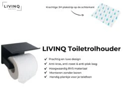 Toiletset Zwart 4-delig - Toiletaccessoireset - Toiletborstelhouder - Toiletrolhouder - Reserverolhouder - Handdoekhaakjes - RVS - Toilet Accessoires Set - Badkamer -Badkamerartikelen Winkel 1200x854 1