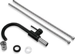 LOMAZOO Wastafelkraan Zwart Hoog Juno - Zwarte Wastafelkraan - Badkamerkraan Zwart - Zwarte Badkamerkraan -Badkamerartikelen Winkel 1200x868 1