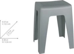 WENKO Badkamerkruk Kumba 38x47cm In Grijs Kunststof - Douchekruk 10 WENKO Badkamerkruk Kumba 38x47cm In Grijs Kunststof - Douchekruk -Badkamerartikelen Winkel 1200x874 4