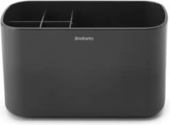 Brabantia ReNew Tandenborstelhouder - 11 X 19,6 X 9,9 Cm - Dark Grey -Badkamerartikelen Winkel 1200x882