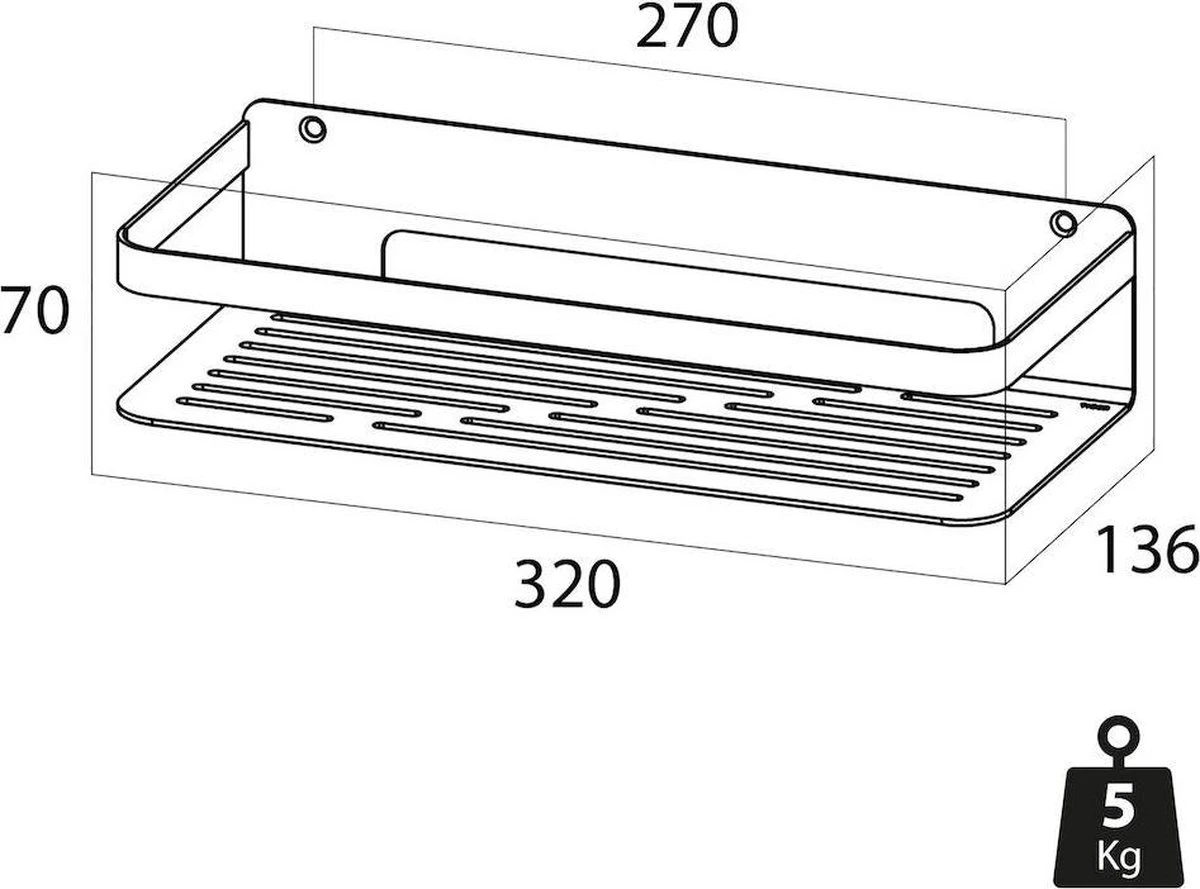 Tiger Caddy - Douchemand 32 Cm - Zwart 3 Tiger Caddy - Douchemand 32 Cm - Zwart - Afbeelding 3