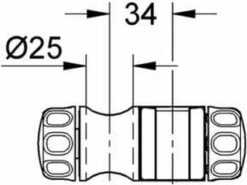 GROHE Relexa Glijstuk - 25 Mm - Chroom - 07659000 -Badkamerartikelen Winkel 1200x897