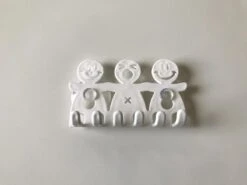 Merkloos Tandenborstel – Tandenborstelhouder – Tandenpoetsen – Badkamer – Hangen – Wastafel – Planchet – Bewaren – Houder – Hygiënisch – Kunststof – Wit – EPIN 3D -Badkamerartikelen Winkel 1200x899 2