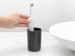 Brabantia ReNew Tandenborstelhouder - Met Inzet - Dark Grey -Badkamerartikelen Winkel 1200x899 3