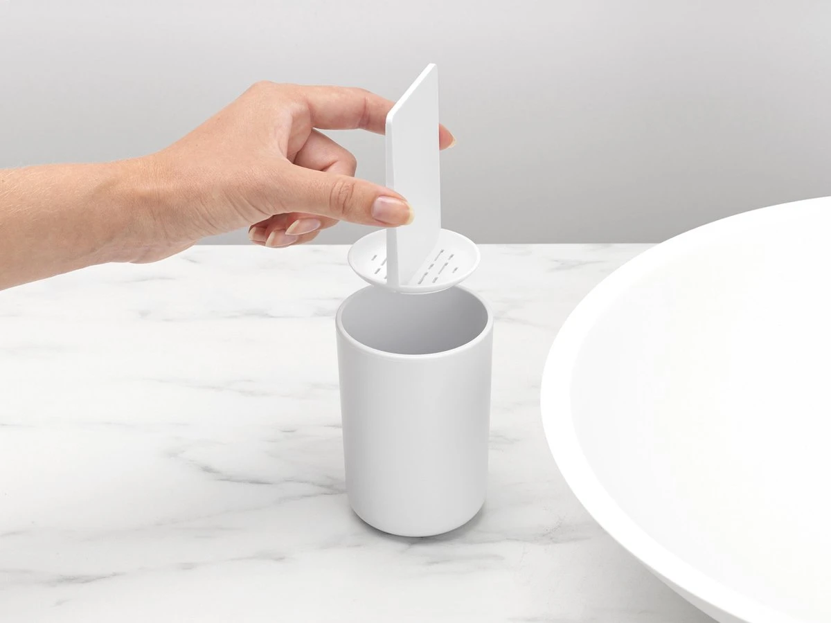 Brabantia ReNew Tandenborstelhouder - Met Inzet - White 5 Brabantia ReNew Tandenborstelhouder - Met Inzet - White - Afbeelding 5