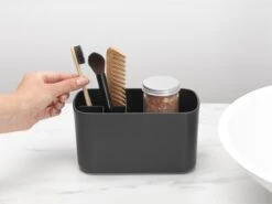 Brabantia ReNew Tandenborstelhouder - 11 X 19,6 X 9,9 Cm - Dark Grey -Badkamerartikelen Winkel 1200x900 8