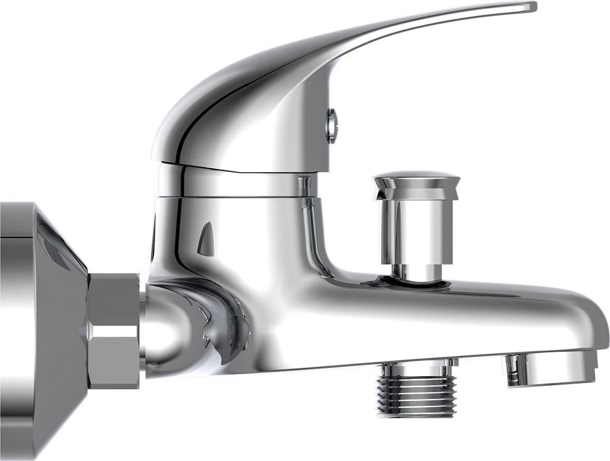 SCHÜTTE Athos Plus Badkraan - Mengkraan - 150 Mm Hartafstand - Chroom 2 SCHÜTTE Athos Plus Badkraan - Mengkraan - 150 Mm Hartafstand - Chroom - Afbeelding 2