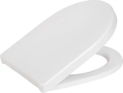 WENKO WC Bril Sindia - Wit Duroplast - Easy-Close Sluiting - Fix-Clip Bevestiging In RVS - Belastbaar Tot 300 Kg - Toiletbril - Toiletzitting