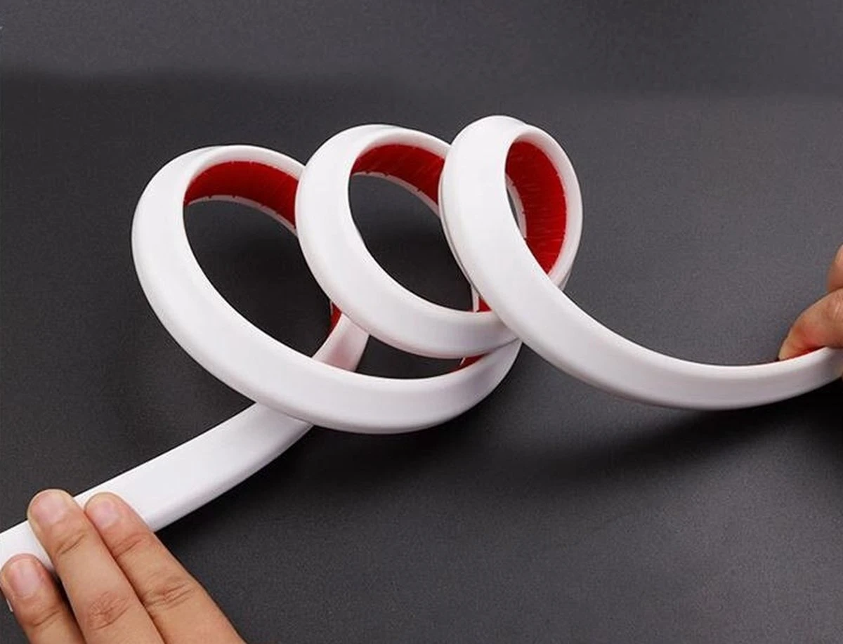 Lariwo Sanitair® Siliconen Waterdorpel 100cm 100 Cm Zwart Douche Douchebak Douchegordijn Wc Toilet Wasbak Waterstopper Waterdorpel Waterdrempel 2 Lariwo Sanitair® Siliconen Waterdorpel 100cm 100 Cm Zwart Douche Douchebak Douchegordijn Wc Toilet Wasbak Waterstopper Waterdorpel Waterdrempel - Afbeelding 2