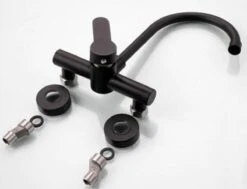 Merkloos Inbouw Wastafelkraan 8654-CB - Muurkraan - RVS - Mat Zwart -Badkamerartikelen Winkel 1200x920 2