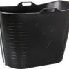 FlinQ Bath Bucket Premium Zwart - Zitbad 2022 - Met Temperatuurmeter - Upgrade Bath Bucket Voor Volwassenen En Kinderen - Zwart
