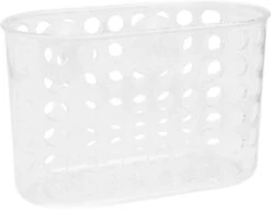 Douchebakje Transparant Met Zuignappen - 15.5 X 8 X 8 Cm - Inhoud 1 Liter - Badkamerspullen Bakjes - Badkamer Opbergbakjes / Organizers -Badkamerartikelen Winkel 1200x929