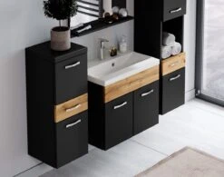 Badmeubelset Alba 60cm Zwart Met Eiken Compleet Badkamermeubel 17 Badmeubelset Alba 60cm Zwart Met Eiken Compleet Badkamermeubel -Badkamerartikelen Winkel 1200x946 3