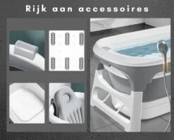 Livista® - Opvouwbaar Bad - Stoombad Grijs - Zitbad - Inklapbaar - Bath Bucket - 152 CM LANG - XL - Incl. Rugkussen, Stoommachine En Bad Accessoires 13 Livista® - Opvouwbaar Bad - Stoombad Grijs - Zitbad - Inklapbaar - Bath Bucket - 152 CM LANG - XL - Incl. Rugkussen, Stoommachine En Bad Accessoires -Badkamerartikelen Winkel 1200x960 7