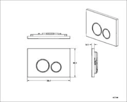 Bedieningsplaat StarBlueDisc Doppio 35 TBV Geberit UP100 UP320 UP300 UP700 UP720 Mat Zwart 10 Bedieningsplaat StarBlueDisc Doppio 35 TBV Geberit UP100 UP320 UP300 UP700 UP720 Mat Zwart -Badkamerartikelen Winkel 1200x965 4