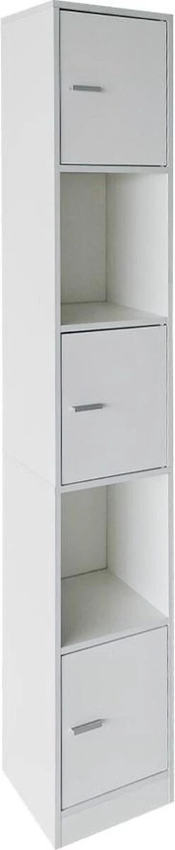 Kolomkast Badkamer - Opbergkast Badkamer Slaapkamer Of Hal - 180 Cm Hoog -Badkamerartikelen Winkel 248x1200