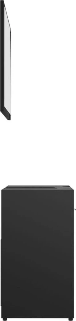 Decoways - Badkamermeubelset Spaanplaat Zwart -Badkamerartikelen Winkel 285x1200 3