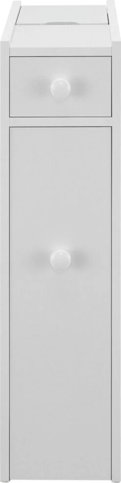 Niskast Badkamerkast Met 2 Lades 58x16x48 Cm Wit -Badkamerartikelen Winkel 302x1200