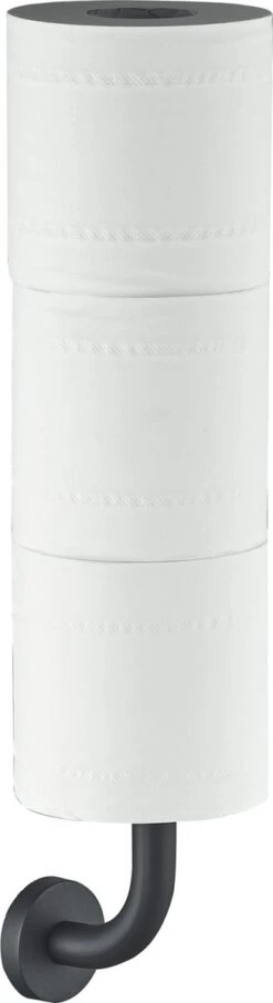 SODEAL Luxe Reserverolhouder Zwart - Reserverolhouder Hangend - Toiletrolhouder Zwart - Wc Rolhouder Zwart -Badkamerartikelen Winkel 327x1200