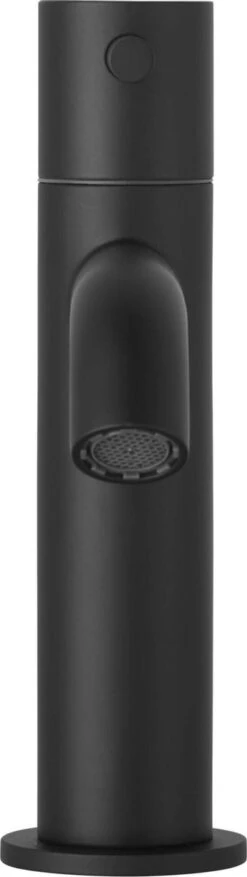 Merkloos Saqu Eurotrend Fonteinkraan - Hoog Model - Toiletkraan - Koudwaterkraan - Mat Zwart -Badkamerartikelen Winkel 338x1200