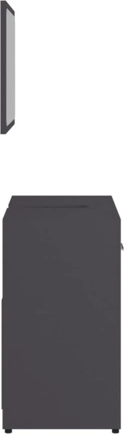 Decoways - Badkamermeubelset Spaanplaat Grijs -Badkamerartikelen Winkel 345x1200 1
