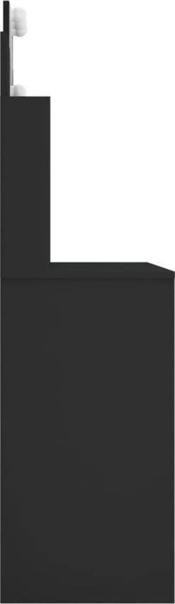 VidaXL Kaptafel Met LED-verlichting 96x40x142 Cm Zwart -Badkamerartikelen Winkel 348x1200 1