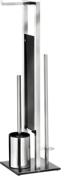 WENKO Toiletbutler Rivalta RVS Glanzend - Toiletborstel Met Houder, Toiletrolhouder En Reserverolhouder -Badkamerartikelen Winkel 421x1200 1