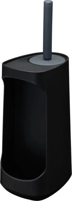 Tiger Tess - Toiletborstelhouder Met Opbergfunctie Vrijstaand En Swoop® Borstel Flexibel - Zwart / Antraciet -Badkamerartikelen Winkel 433x1200 1