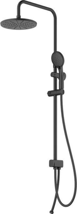 Livarno Home Regendouche Set Zwart 80-120cm Hoogte Verstelbaar -Badkamerartikelen Winkel 434x1200