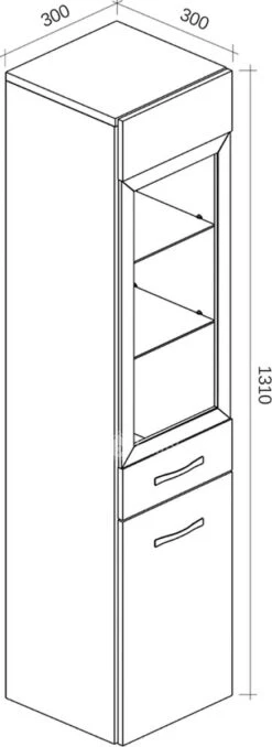Badplaats Badkamerkast Rio 30 X 30 X 131 Cm - Zwart Hoogglans - Hangende Kolomkast Met 2 Deuren 10 Badplaats Badkamerkast Rio 30 X 30 X 131 Cm - Zwart Hoogglans - Hangende Kolomkast Met 2 Deuren -Badkamerartikelen Winkel 437x1200 1