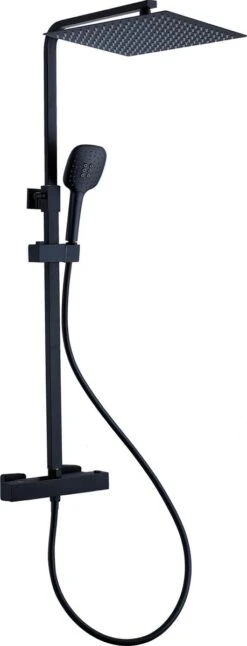 Viidako Kimii Doucheset Opbouw Compleet – Mat Zwart – Vierkant 30 Cm X 30 Cm - Sedal Binnenwerk -Thermostaatkraan – Zeer Goede Kwaliteit – RVS En Messing – Design 5 Viidako Kimii Doucheset Opbouw Compleet – Mat Zwart – Vierkant 30 Cm X 30 Cm - Sedal Binnenwerk -Thermostaatkraan – Zeer Goede Kwaliteit – RVS En Messing – Design -Badkamerartikelen Winkel 459x1200 1