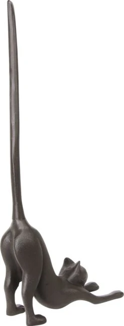 KAT Reserverolhouder - Toiletrolstandaard - Keukenrolhouder - WC Rolhouder Staand - Toiletrolhouder Staand - Reserverolhouders - Poes -Badkamerartikelen Winkel 459x1200