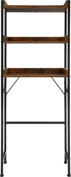 Tectake - Badkamerrek Seattle - Industrial Dark - 404435 -Badkamerartikelen Winkel 486x1200 2