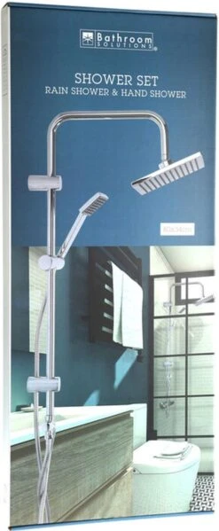 Bathroom Solutions Regendouche Set MET Handdouche 150cm -Badkamerartikelen Winkel 495x1200