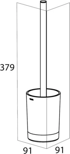 Tiger Tune Toiletaccessoires 3st. Incl. WC/Toilet Borstel, Rolhouder & Handdoekhaak - Messing/Zwart -Badkamerartikelen Winkel 547x1200 3