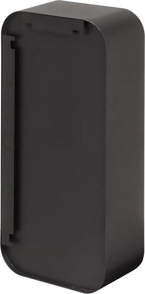 Sealskin Brix - Wandkubus Wandelement Wandrek - 12x50x24 Cm - Metaal - Zwart 3 Sealskin Brix - Wandkubus Wandelement Wandrek - 12x50x24 Cm - Metaal - Zwart - Afbeelding 3